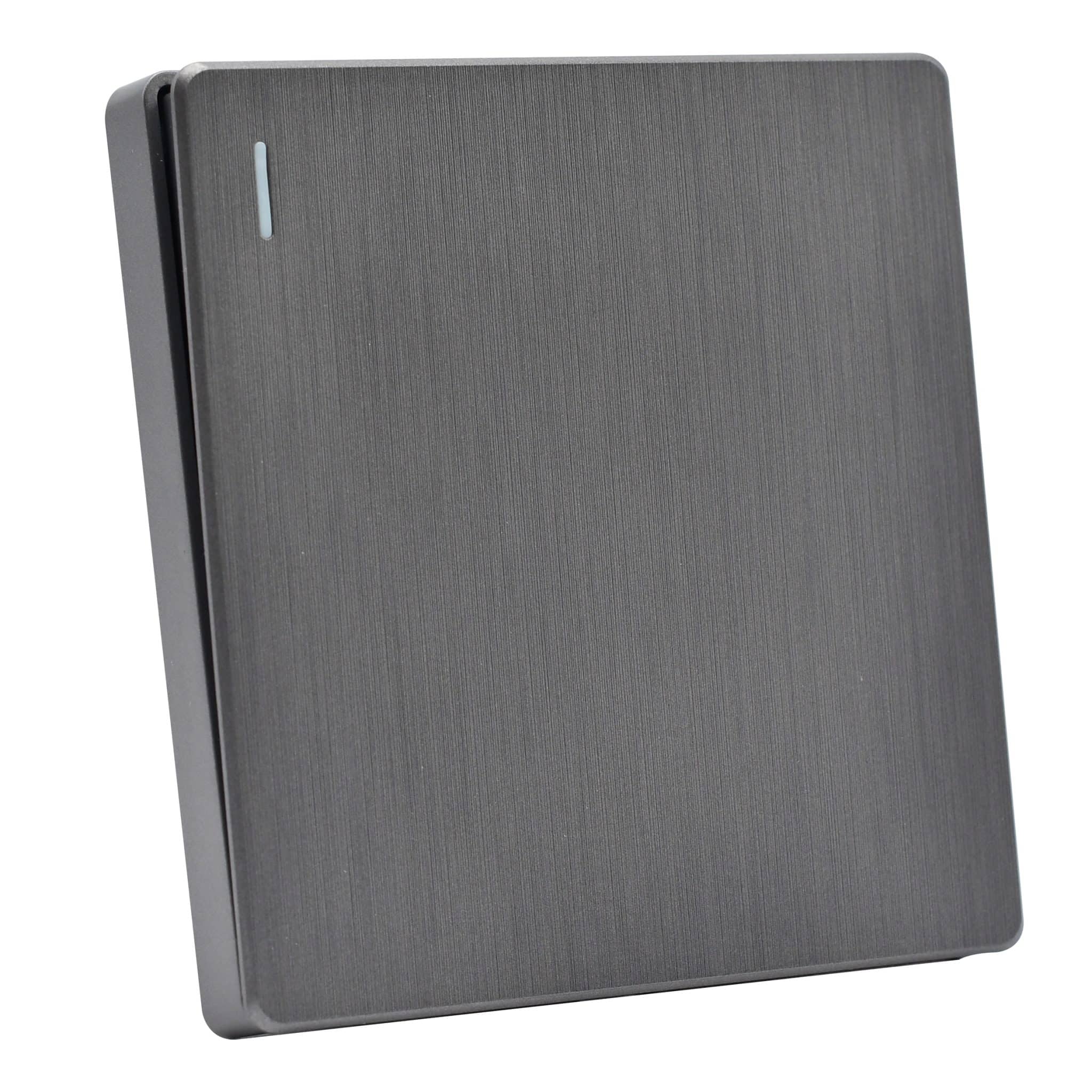 Switch 1 Gang Gray - Alraed Alarabi