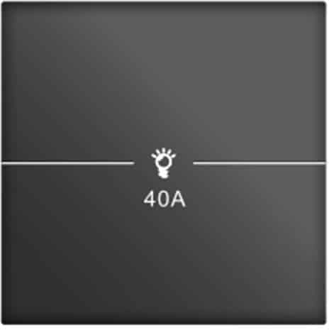 40 A Switch - Touch Glass WiFi